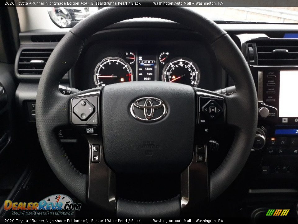 2020 Toyota 4Runner Nightshade Edition 4x4 Blizzard White Pearl / Black Photo #4