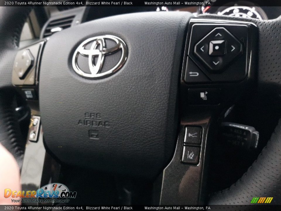 2020 Toyota 4Runner Nightshade Edition 4x4 Blizzard White Pearl / Black Photo #6