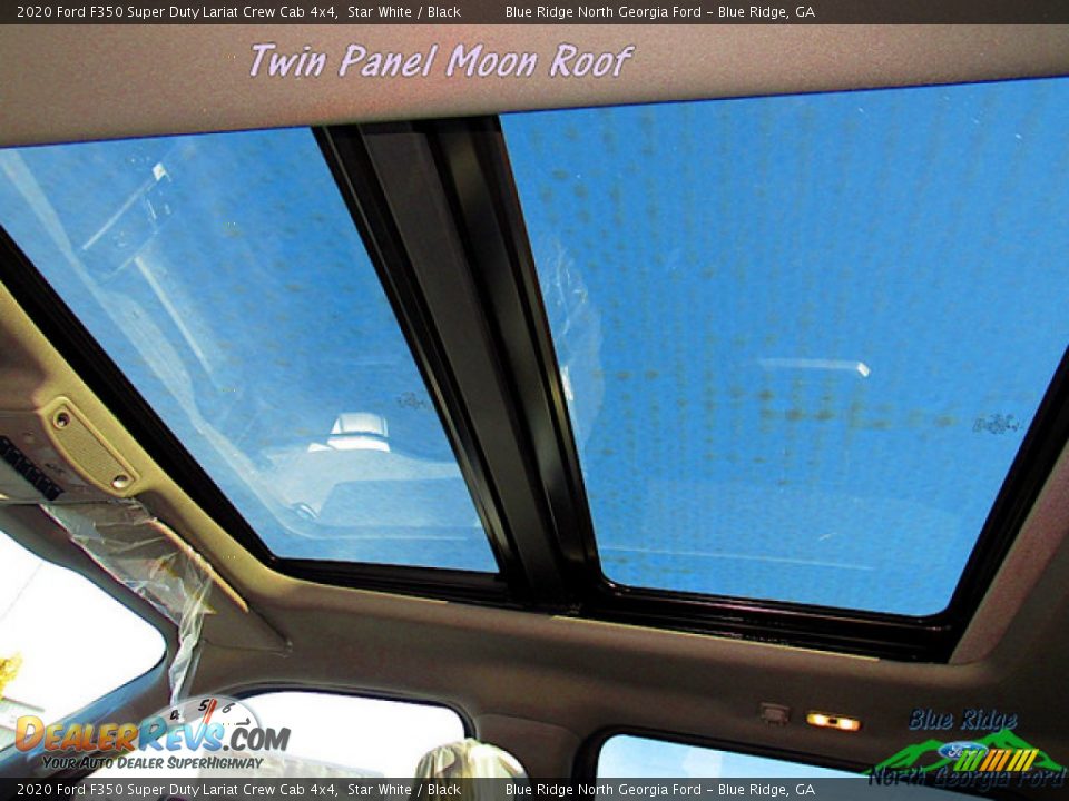 2020 Ford F350 Super Duty Lariat Crew Cab 4x4 Star White / Black Photo #30