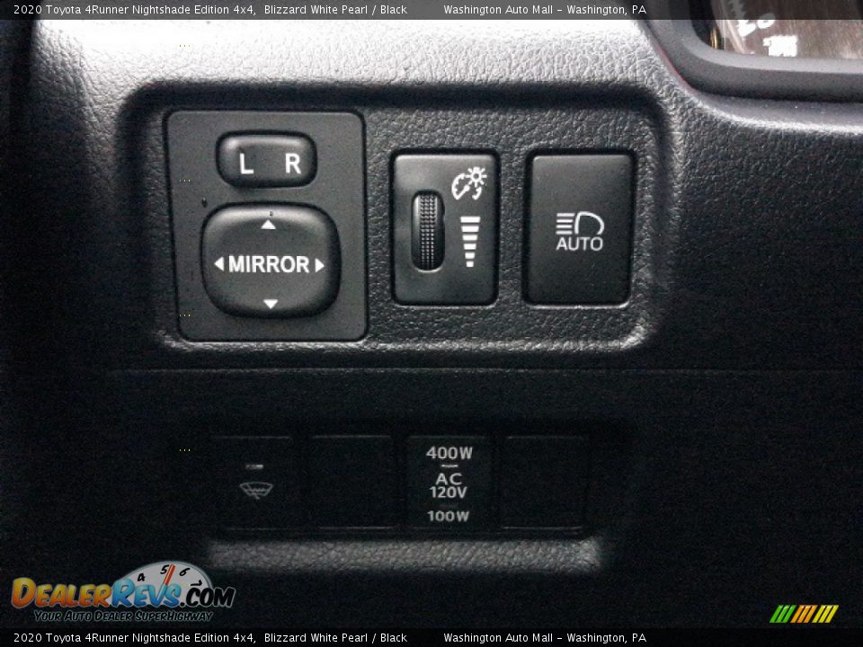 2020 Toyota 4Runner Nightshade Edition 4x4 Blizzard White Pearl / Black Photo #10