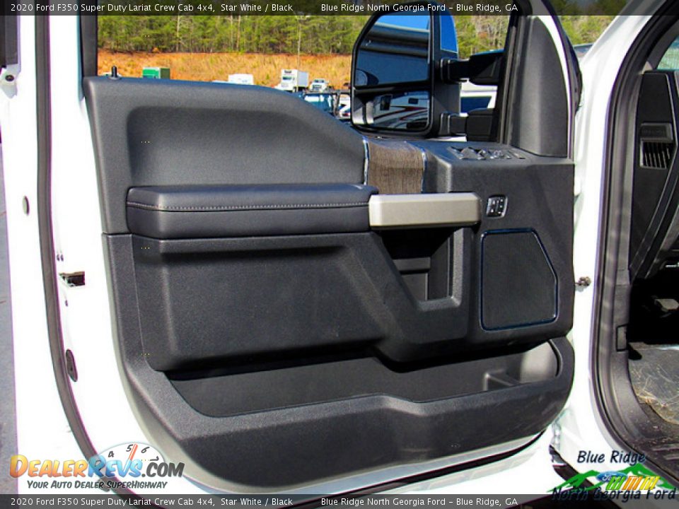 2020 Ford F350 Super Duty Lariat Crew Cab 4x4 Star White / Black Photo #33
