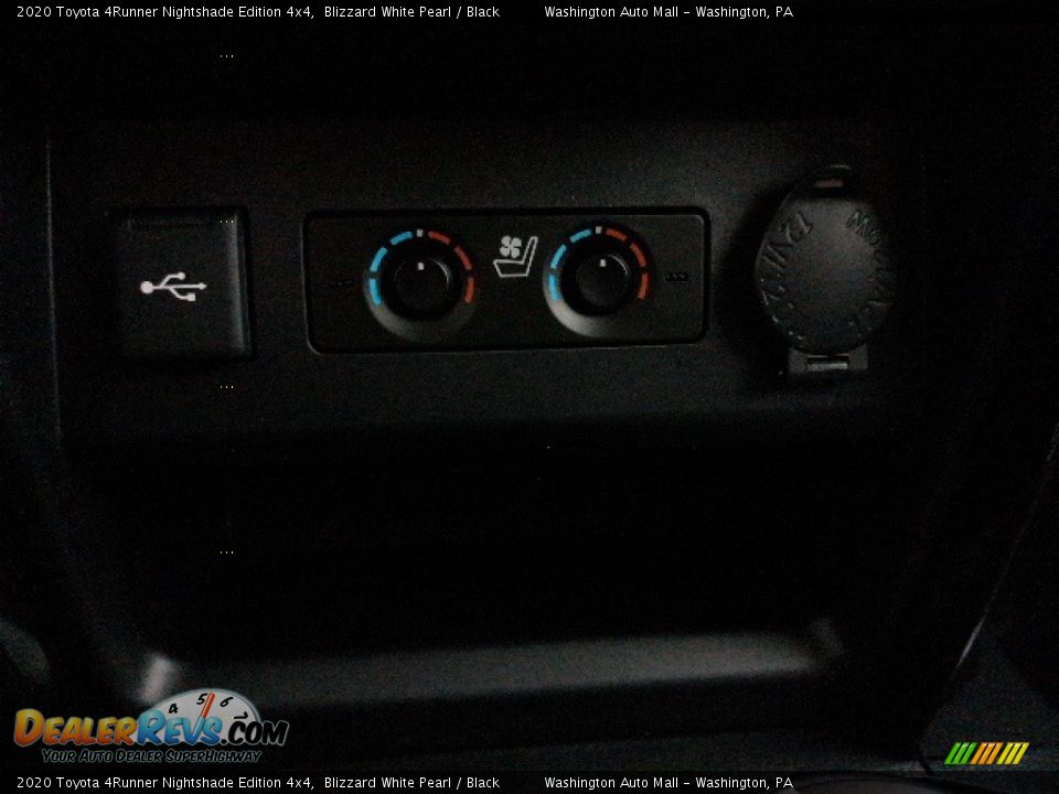 2020 Toyota 4Runner Nightshade Edition 4x4 Blizzard White Pearl / Black Photo #18