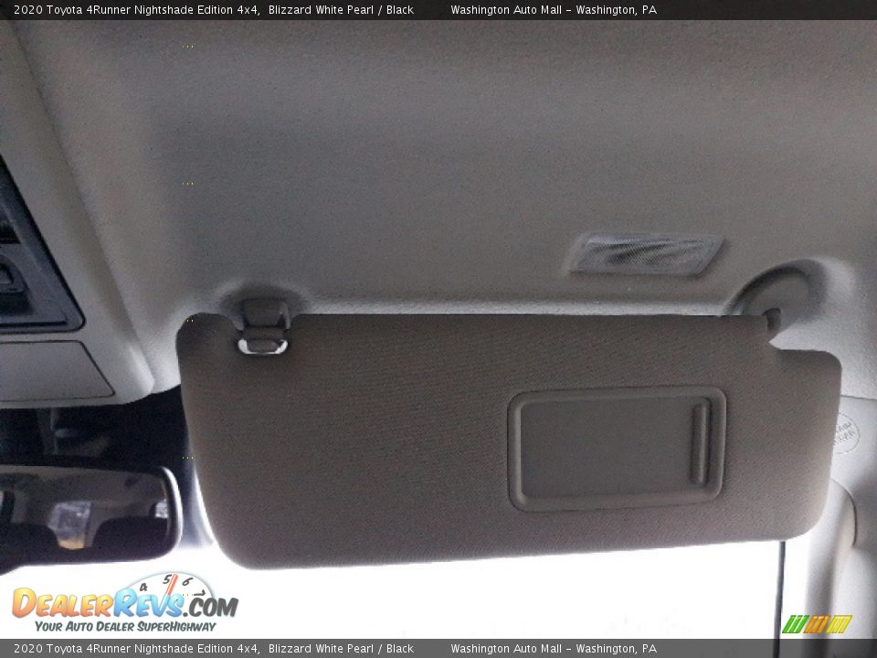 2020 Toyota 4Runner Nightshade Edition 4x4 Blizzard White Pearl / Black Photo #21