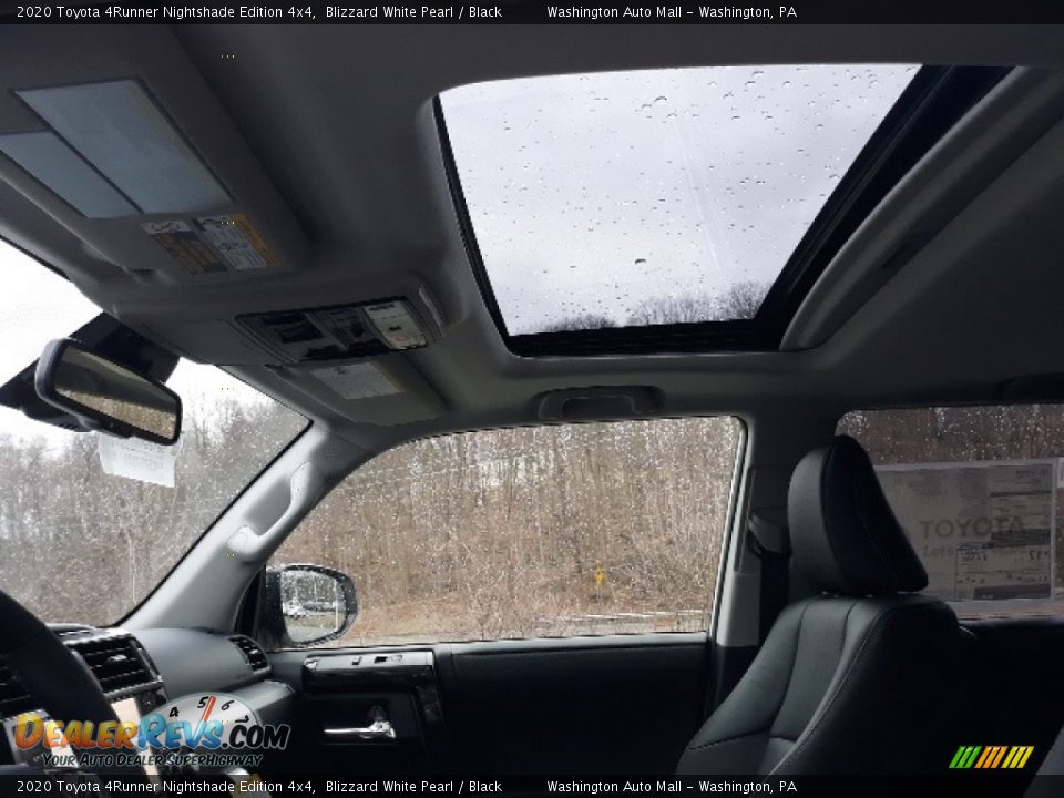 2020 Toyota 4Runner Nightshade Edition 4x4 Blizzard White Pearl / Black Photo #24