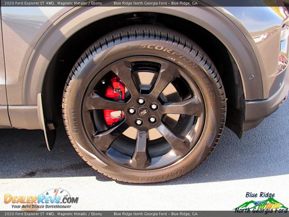 2020 Ford Explorer ST 4WD Magnetic Metallic / Ebony Photo #9