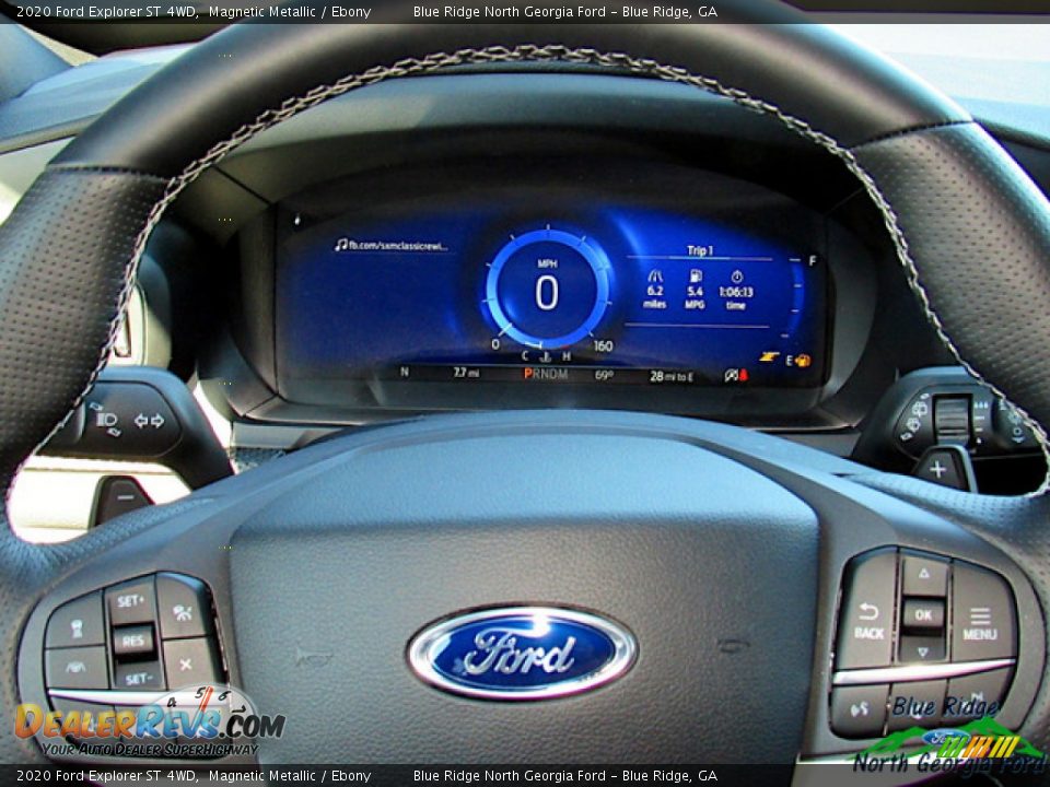 2020 Ford Explorer ST 4WD Magnetic Metallic / Ebony Photo #13
