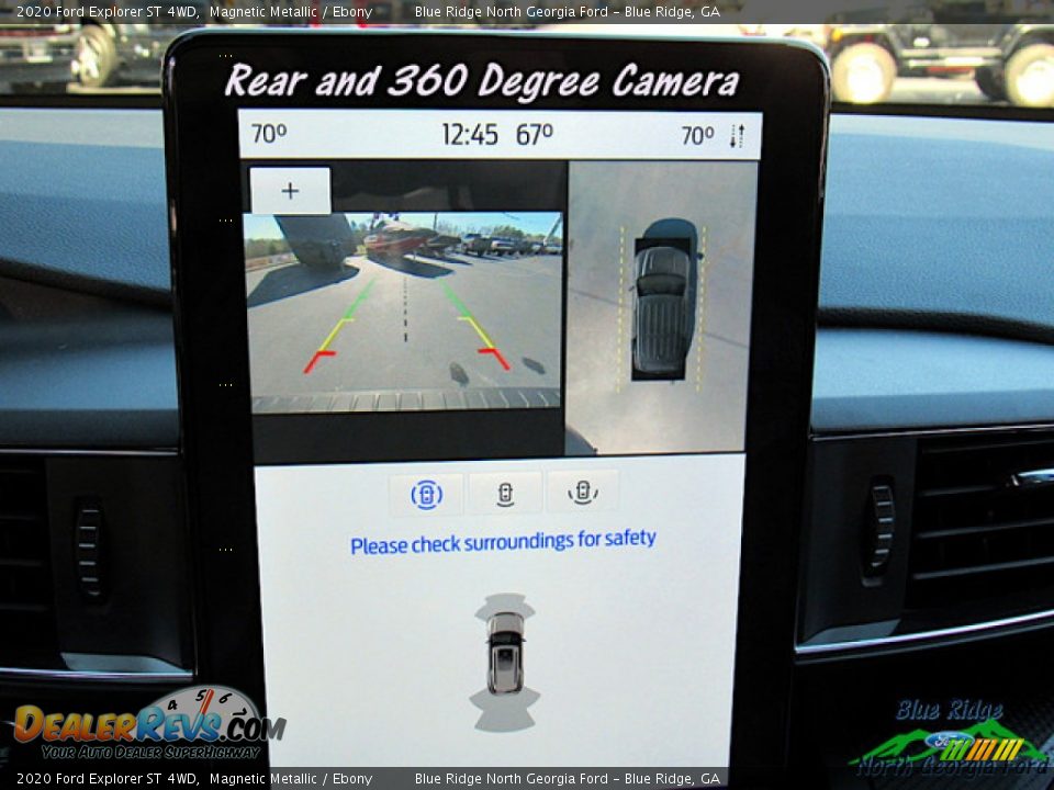 2020 Ford Explorer ST 4WD Magnetic Metallic / Ebony Photo #26