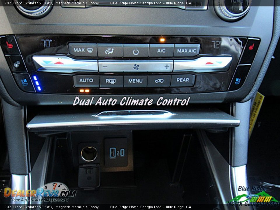 2020 Ford Explorer ST 4WD Magnetic Metallic / Ebony Photo #28