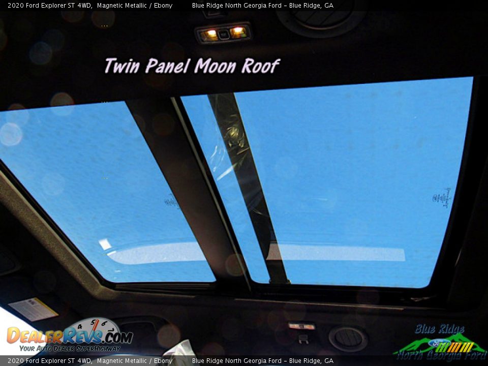 2020 Ford Explorer ST 4WD Magnetic Metallic / Ebony Photo #31