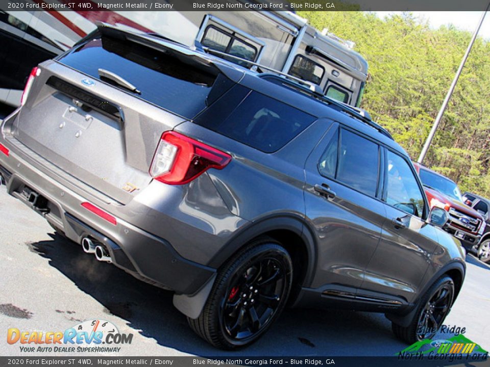 2020 Ford Explorer ST 4WD Magnetic Metallic / Ebony Photo #34