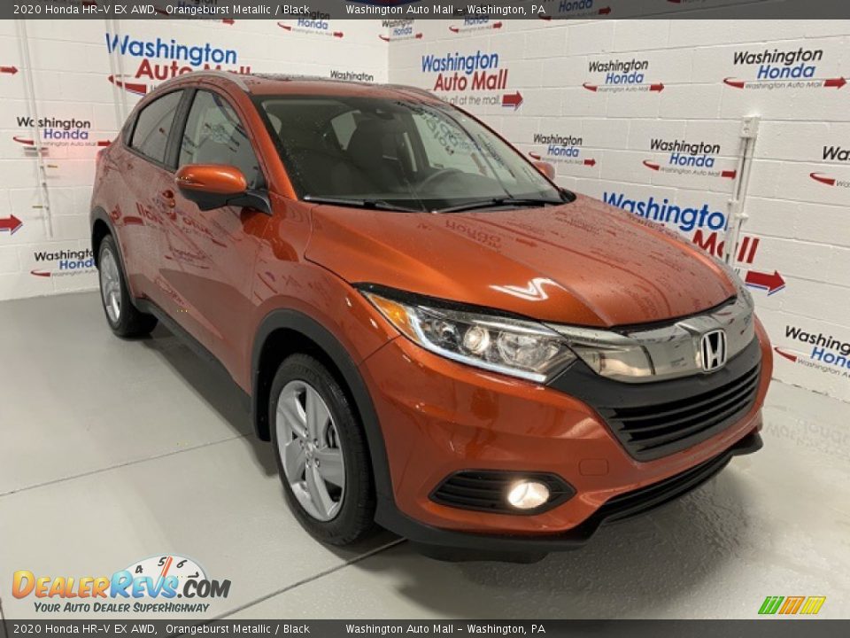 2020 Honda HR-V EX AWD Orangeburst Metallic / Black Photo #2