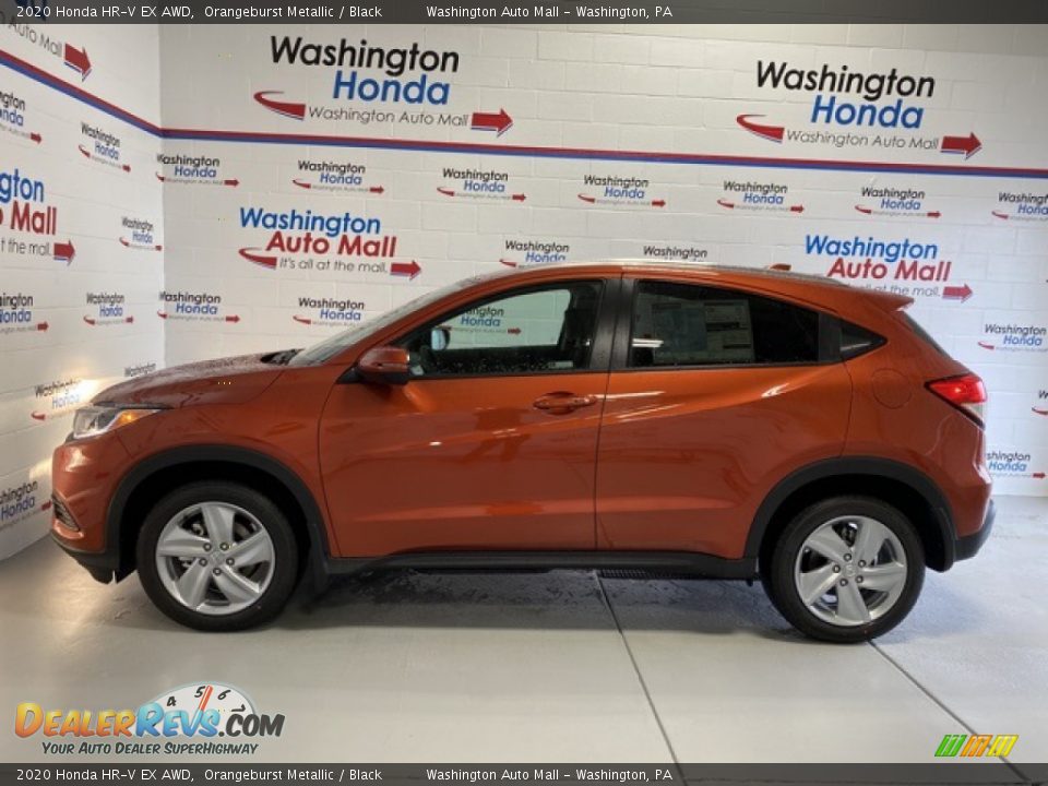 2020 Honda HR-V EX AWD Orangeburst Metallic / Black Photo #5