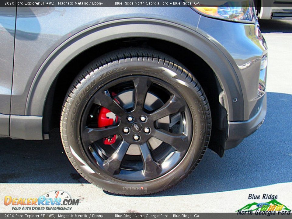 2020 Ford Explorer ST 4WD Magnetic Metallic / Ebony Photo #9