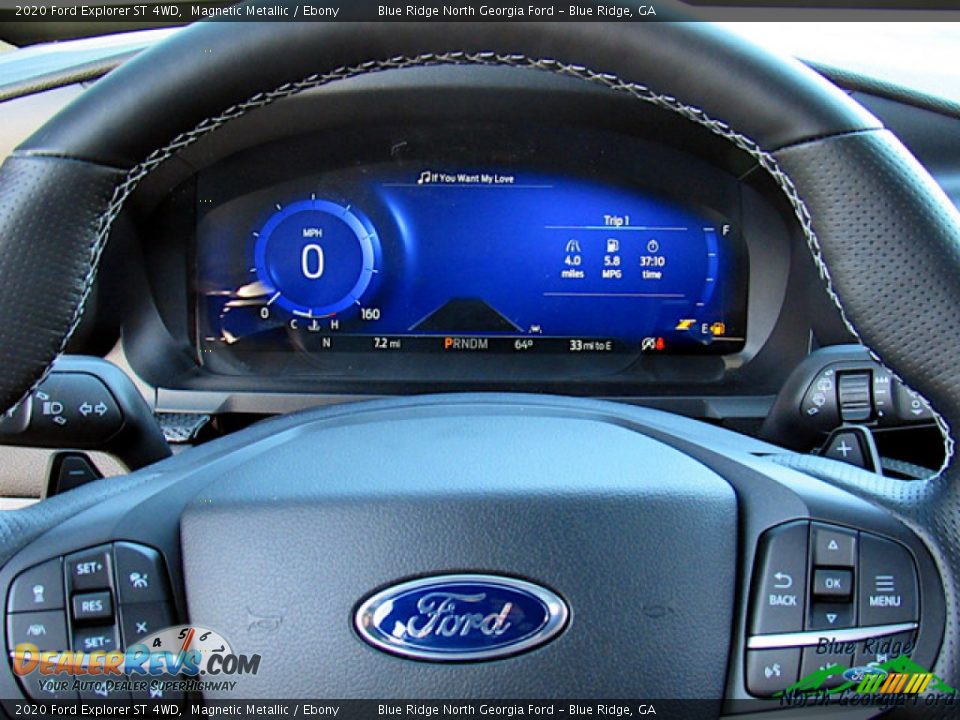 2020 Ford Explorer ST 4WD Magnetic Metallic / Ebony Photo #20