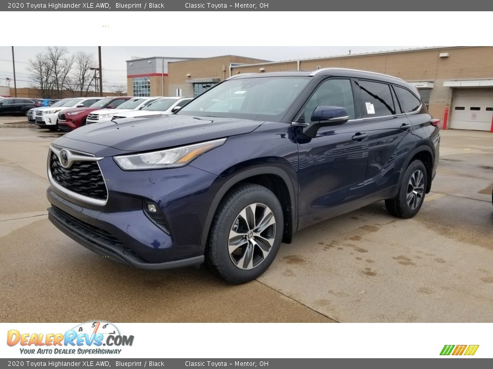 2020 Toyota Highlander XLE AWD Blueprint / Black Photo #1