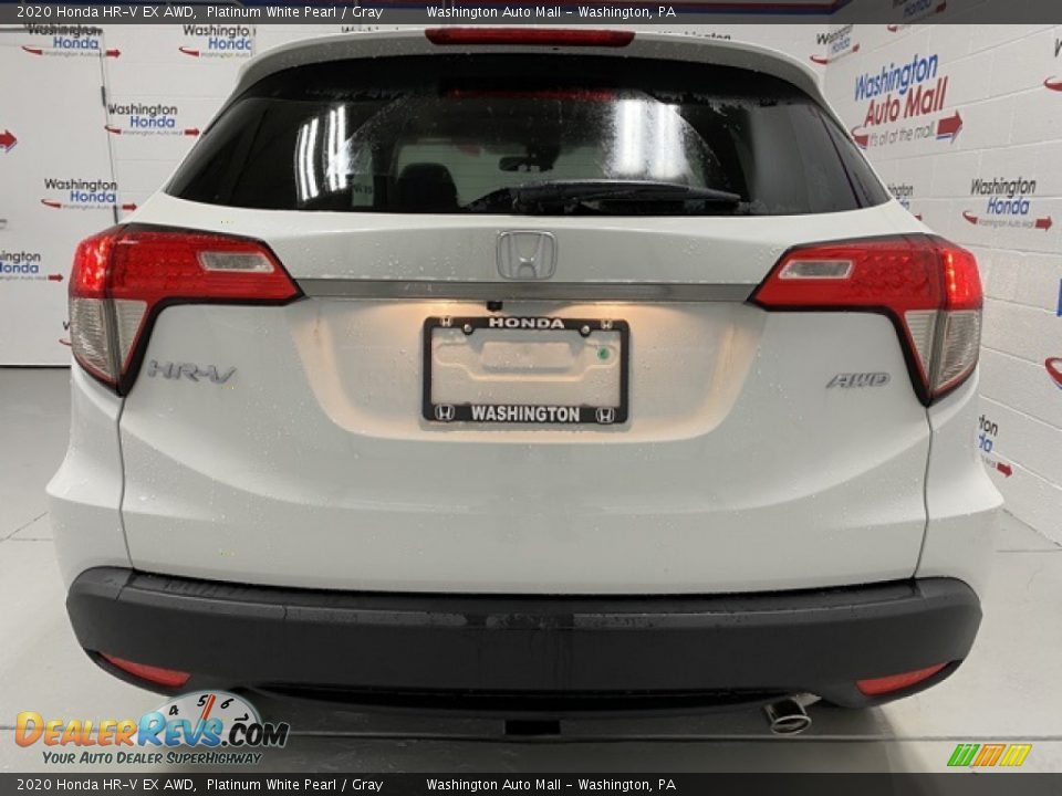 2020 Honda HR-V EX AWD Platinum White Pearl / Gray Photo #7