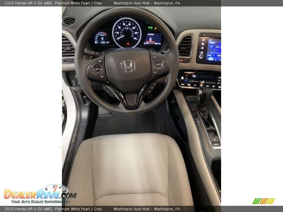 2020 Honda HR-V EX AWD Platinum White Pearl / Gray Photo #13