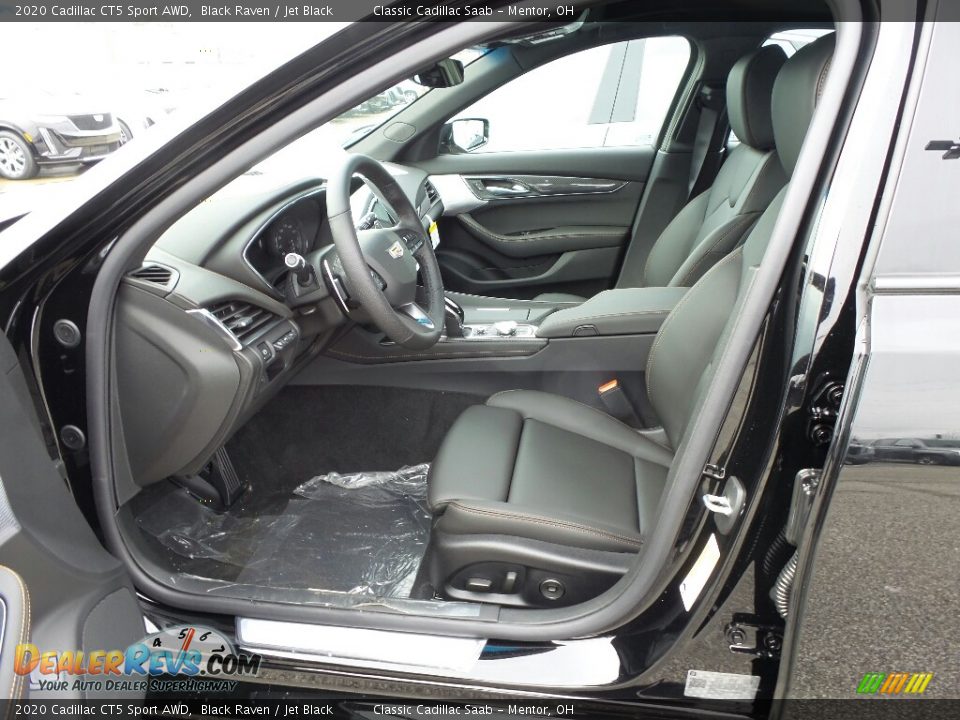 Jet Black Interior - 2020 Cadillac CT5 Sport AWD Photo #3