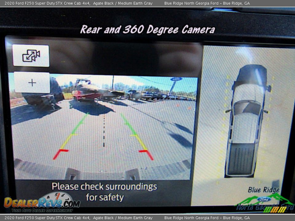 2020 Ford F250 Super Duty STX Crew Cab 4x4 Agate Black / Medium Earth Gray Photo #20