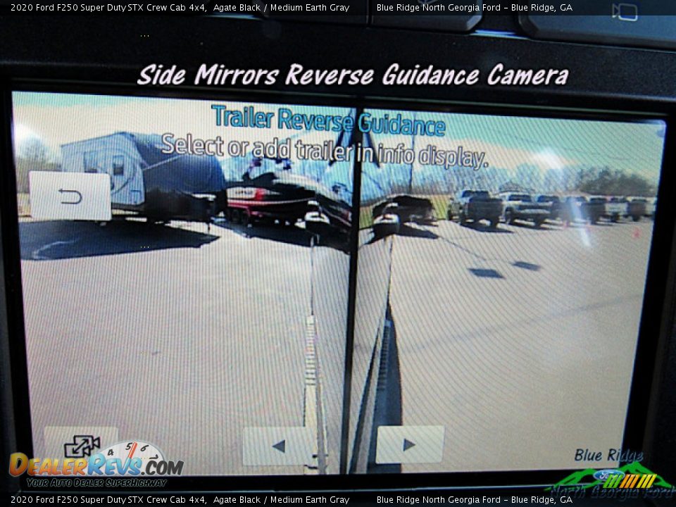 2020 Ford F250 Super Duty STX Crew Cab 4x4 Agate Black / Medium Earth Gray Photo #22