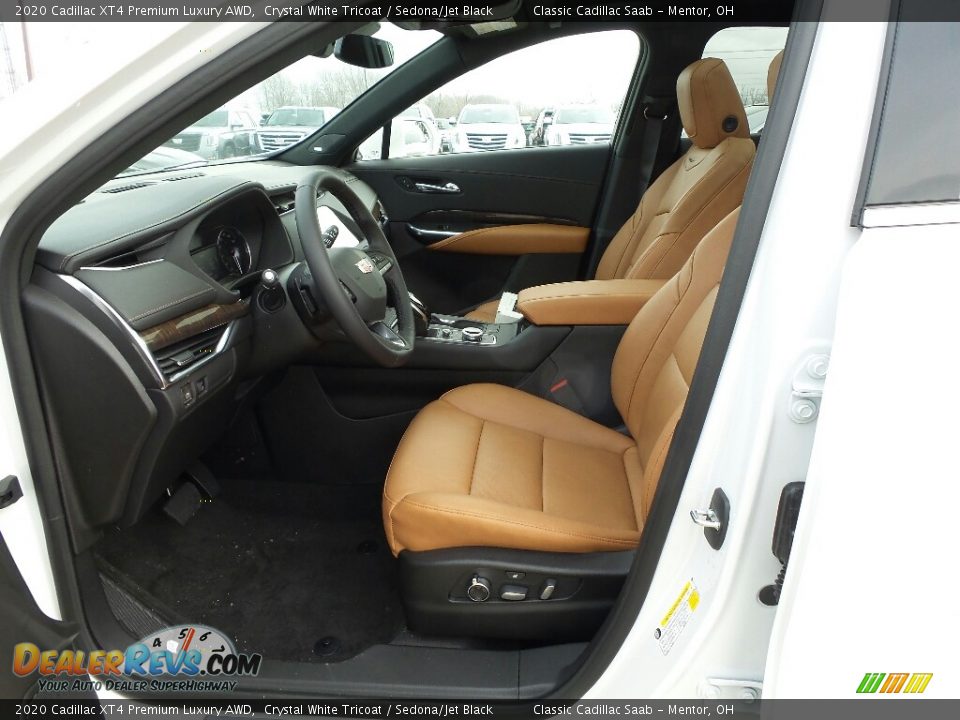2020 Cadillac XT4 Premium Luxury AWD Crystal White Tricoat / Sedona/Jet Black Photo #3