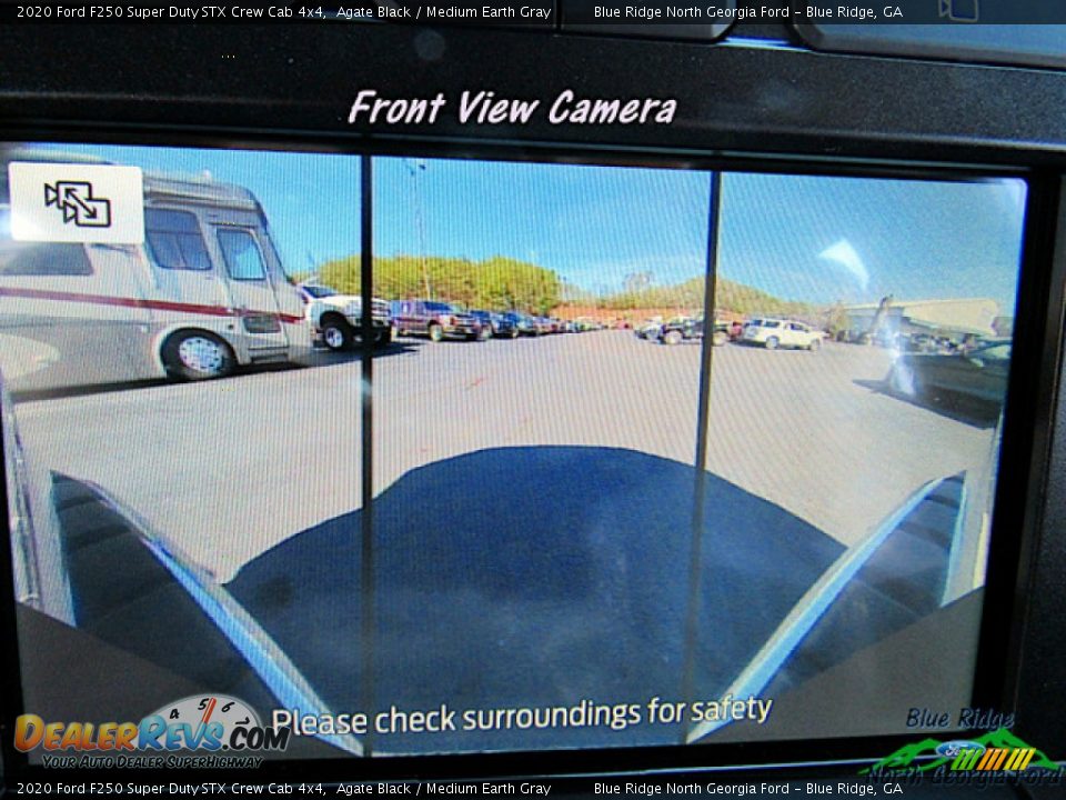 2020 Ford F250 Super Duty STX Crew Cab 4x4 Agate Black / Medium Earth Gray Photo #23