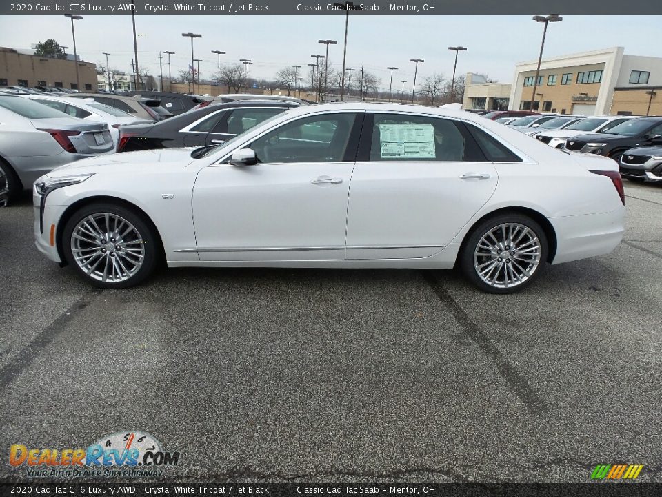Crystal White Tricoat 2020 Cadillac CT6 Luxury AWD Photo #2