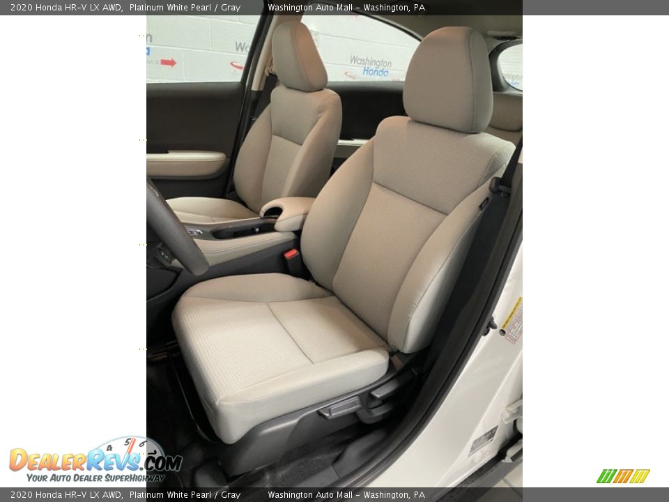 2020 Honda HR-V LX AWD Platinum White Pearl / Gray Photo #14