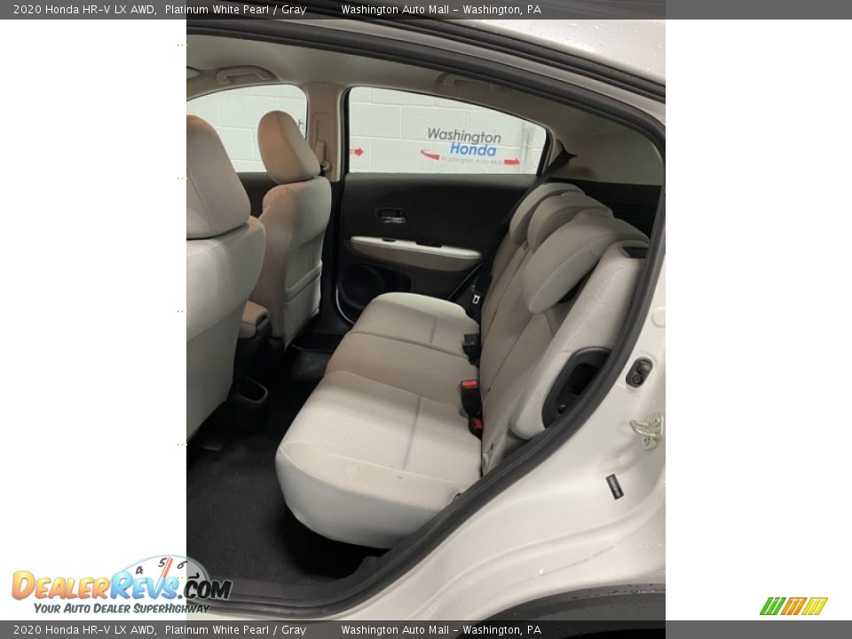 2020 Honda HR-V LX AWD Platinum White Pearl / Gray Photo #19