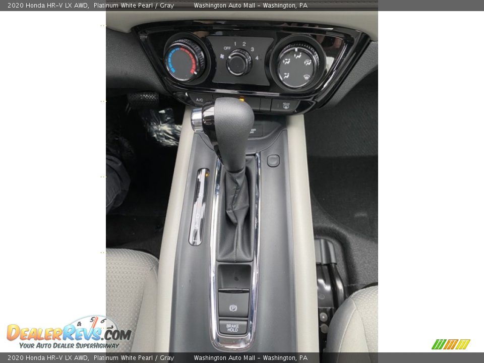 2020 Honda HR-V LX AWD Platinum White Pearl / Gray Photo #28