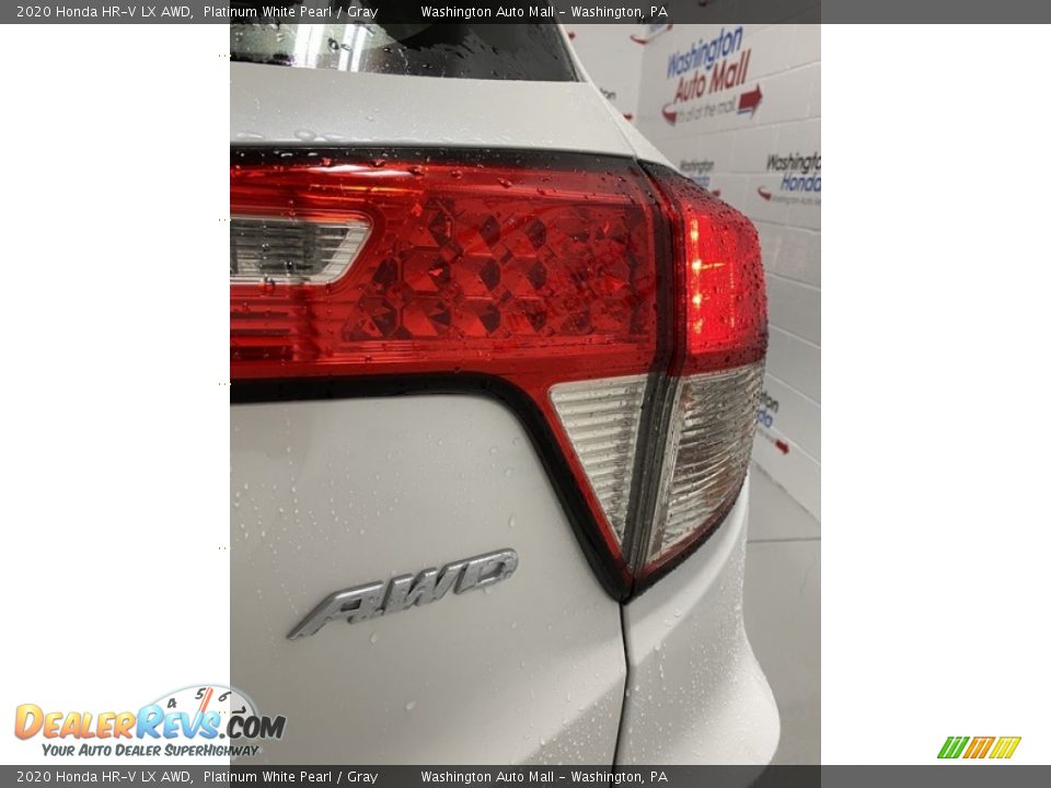 2020 Honda HR-V LX AWD Platinum White Pearl / Gray Photo #22