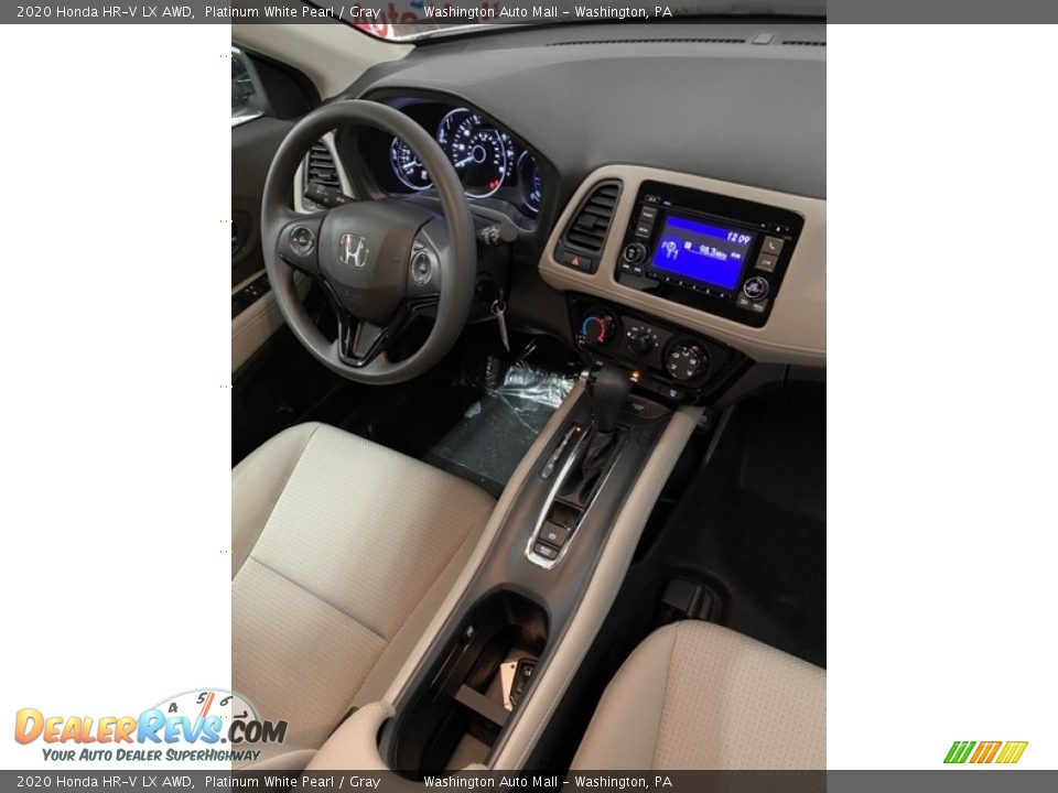 2020 Honda HR-V LX AWD Platinum White Pearl / Gray Photo #23
