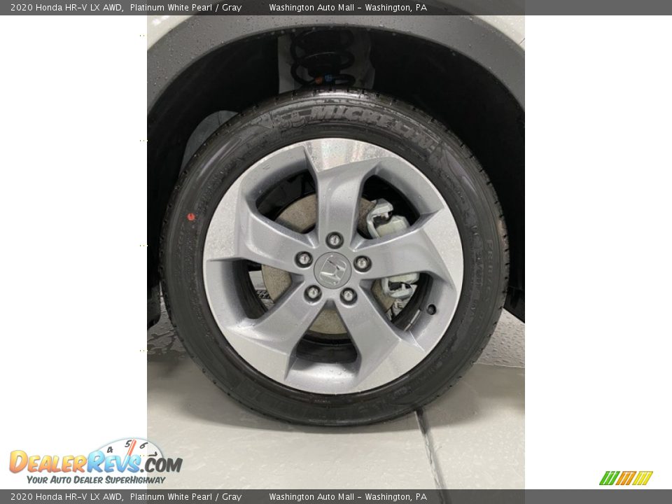 2020 Honda HR-V LX AWD Platinum White Pearl / Gray Photo #24
