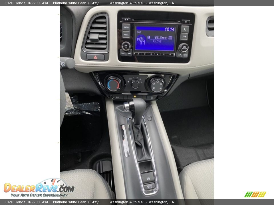 2020 Honda HR-V LX AWD Platinum White Pearl / Gray Photo #26