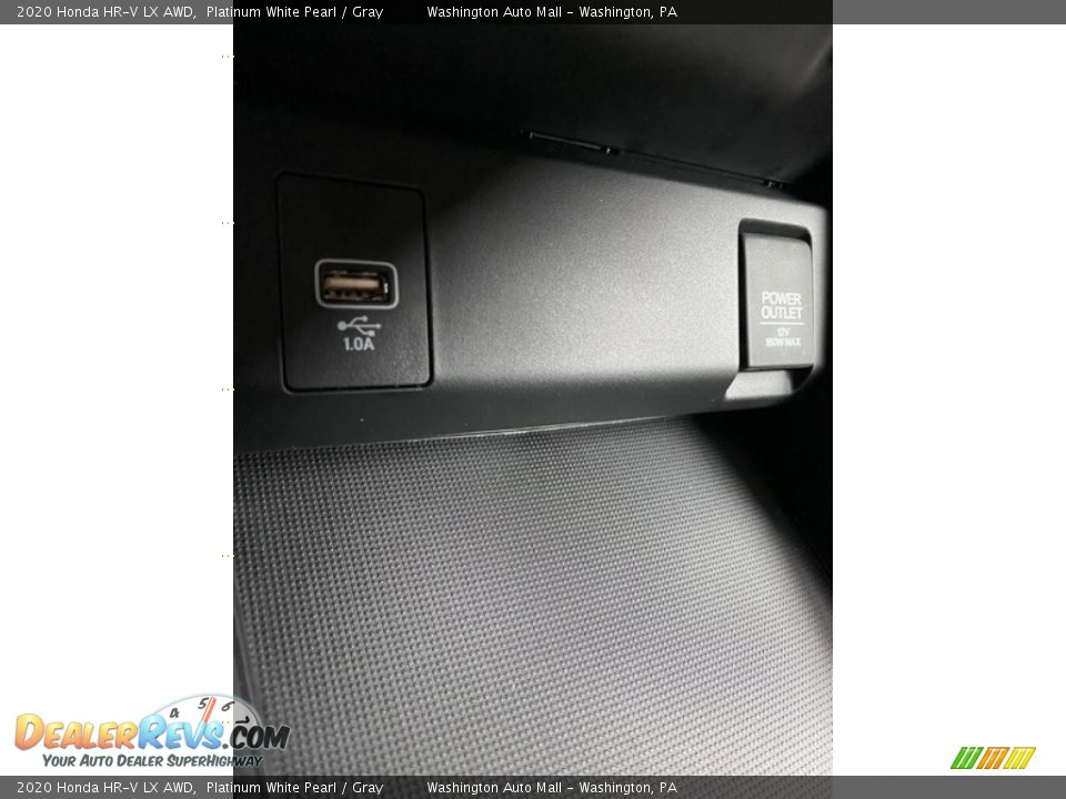 2020 Honda HR-V LX AWD Platinum White Pearl / Gray Photo #30