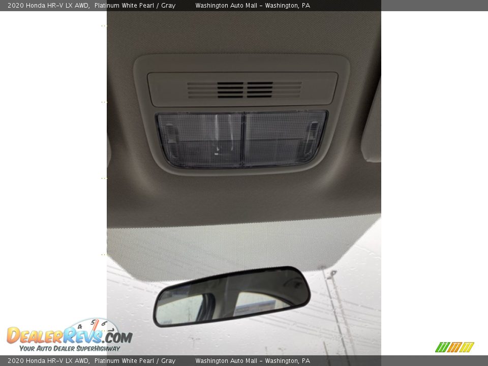 2020 Honda HR-V LX AWD Platinum White Pearl / Gray Photo #31