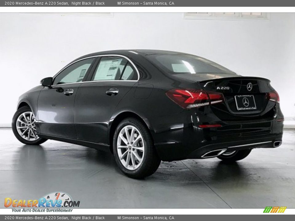 2020 Mercedes-Benz A 220 Sedan Night Black / Black Photo #2
