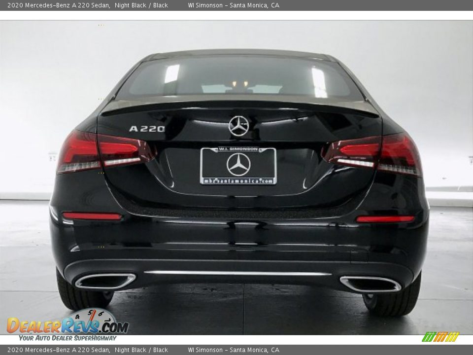 2020 Mercedes-Benz A 220 Sedan Night Black / Black Photo #3