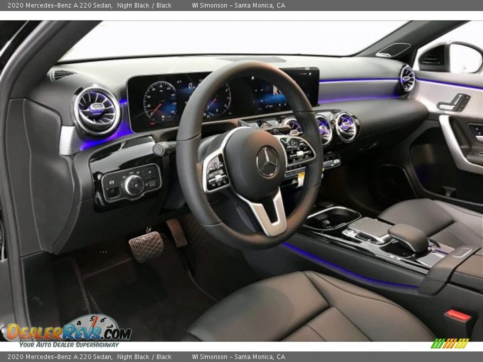 2020 Mercedes-Benz A 220 Sedan Night Black / Black Photo #4