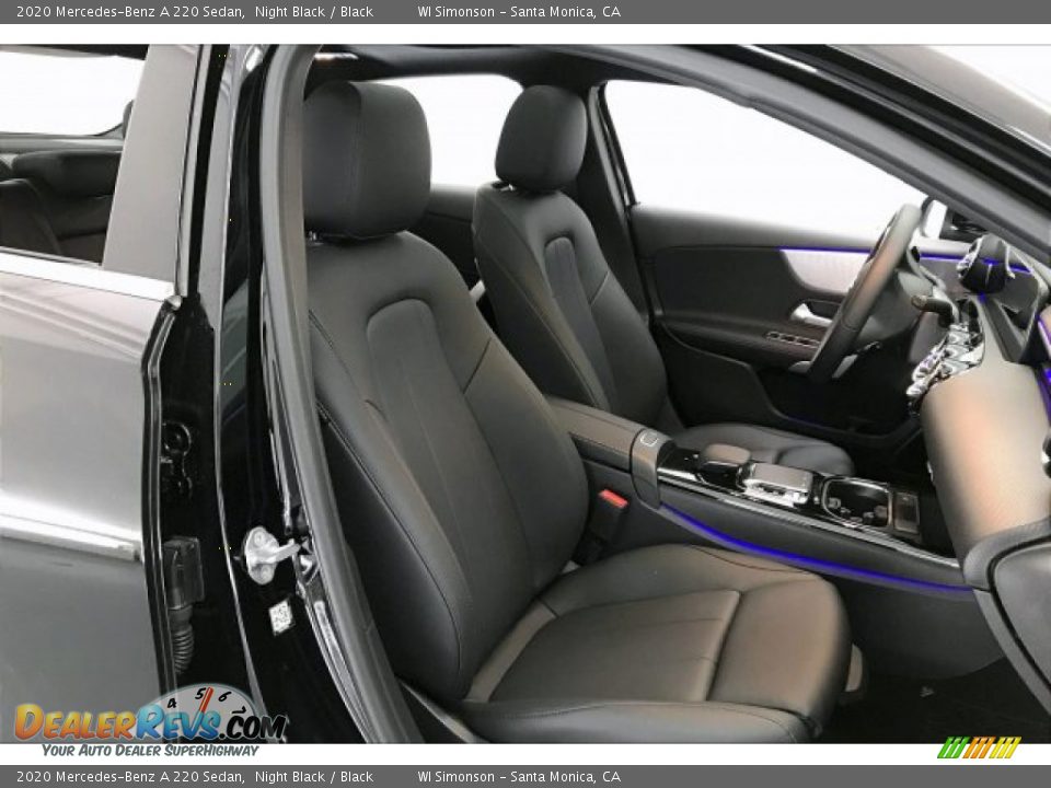 2020 Mercedes-Benz A 220 Sedan Night Black / Black Photo #5