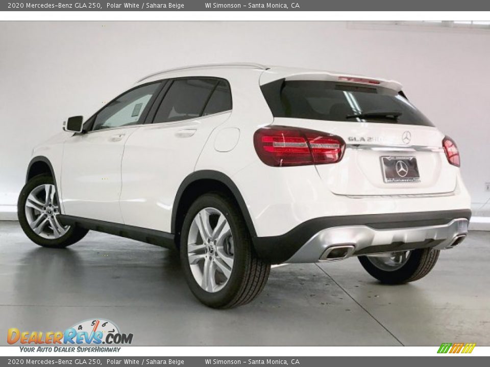 2020 Mercedes-Benz GLA 250 Polar White / Sahara Beige Photo #2
