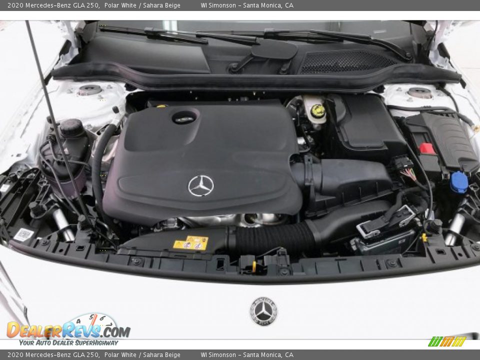 2020 Mercedes-Benz GLA 250 Polar White / Sahara Beige Photo #8