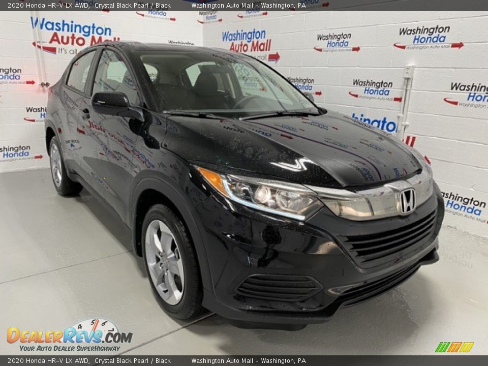 2020 Honda HR-V LX AWD Crystal Black Pearl / Black Photo #2