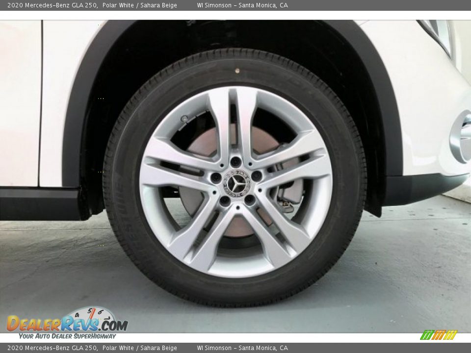 2020 Mercedes-Benz GLA 250 Polar White / Sahara Beige Photo #9