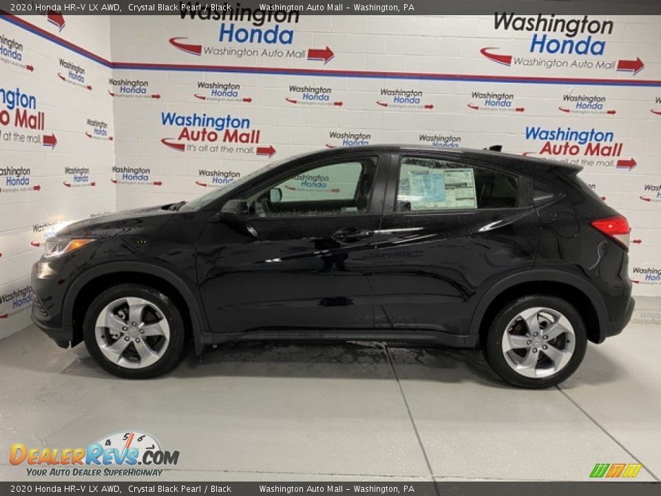 2020 Honda HR-V LX AWD Crystal Black Pearl / Black Photo #5
