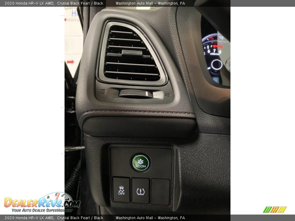 2020 Honda HR-V LX AWD Crystal Black Pearl / Black Photo #12