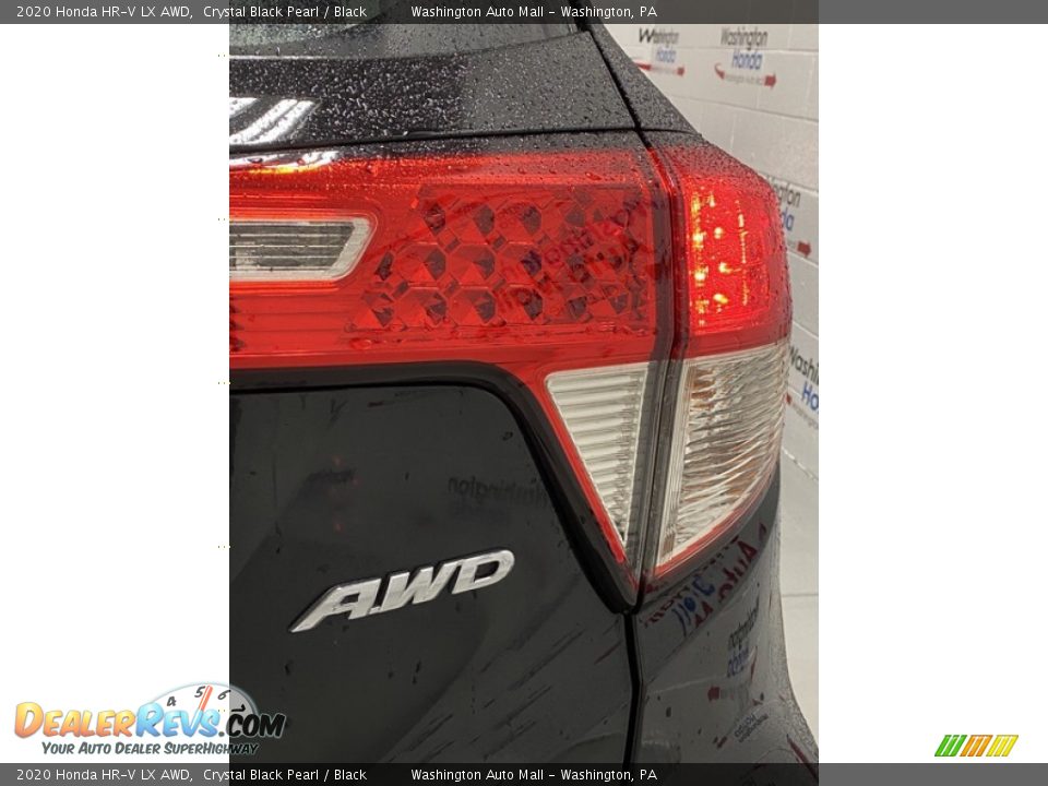 2020 Honda HR-V LX AWD Crystal Black Pearl / Black Photo #23