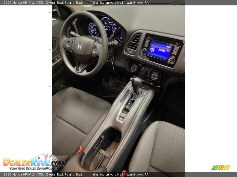 2020 Honda HR-V LX AWD Crystal Black Pearl / Black Photo #25