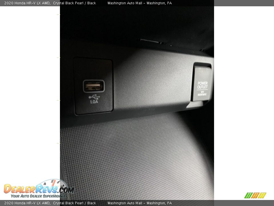 2020 Honda HR-V LX AWD Crystal Black Pearl / Black Photo #31