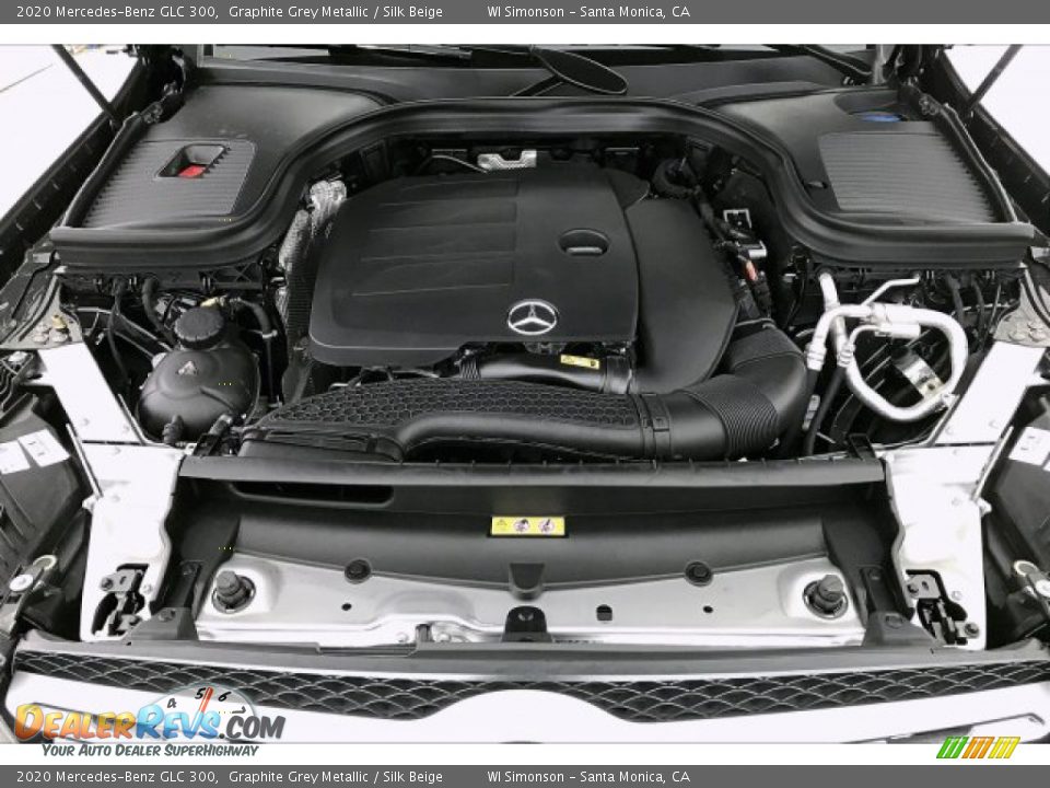 2020 Mercedes-Benz GLC 300 Graphite Grey Metallic / Silk Beige Photo #8